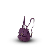 Azalea Knapsack with Buckle Purple